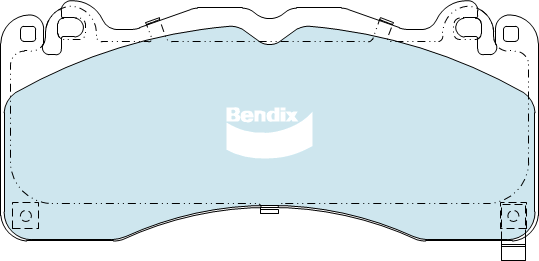 Bendix Ultimate Brake Pad Set Front - DB2409-ULT