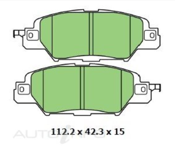 Ultra 4WD Brake Pad Rear For MAZDA CX-5 KE/KF 2.0L/2.5L 2012-on