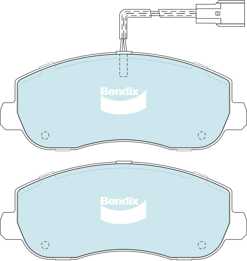 Bendix Heavy Duty Brake Pad Set Front - DB2476-HD
