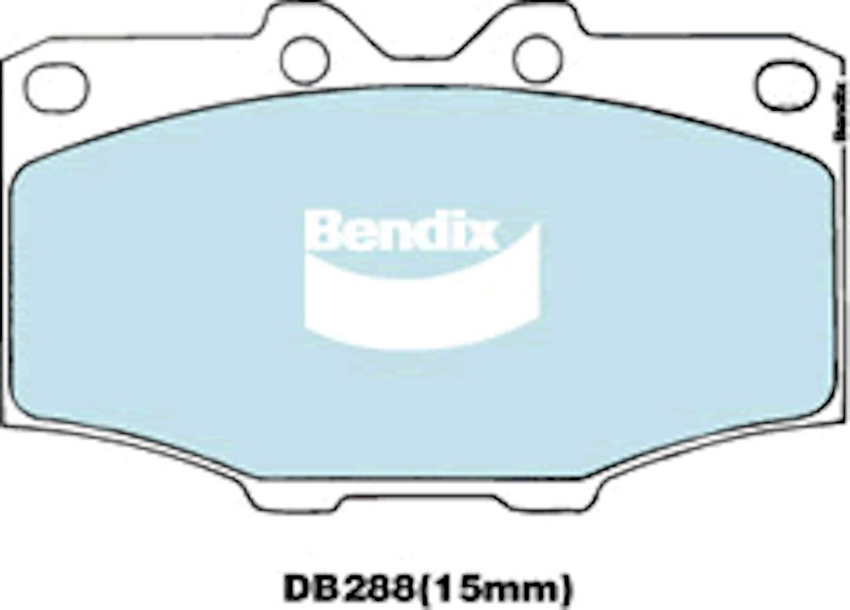 Bendix 4WD Brake Pad Set Front For Toyota Land Cruiser [LJ70RV, FJ40V, FJ45V, FJ55V]