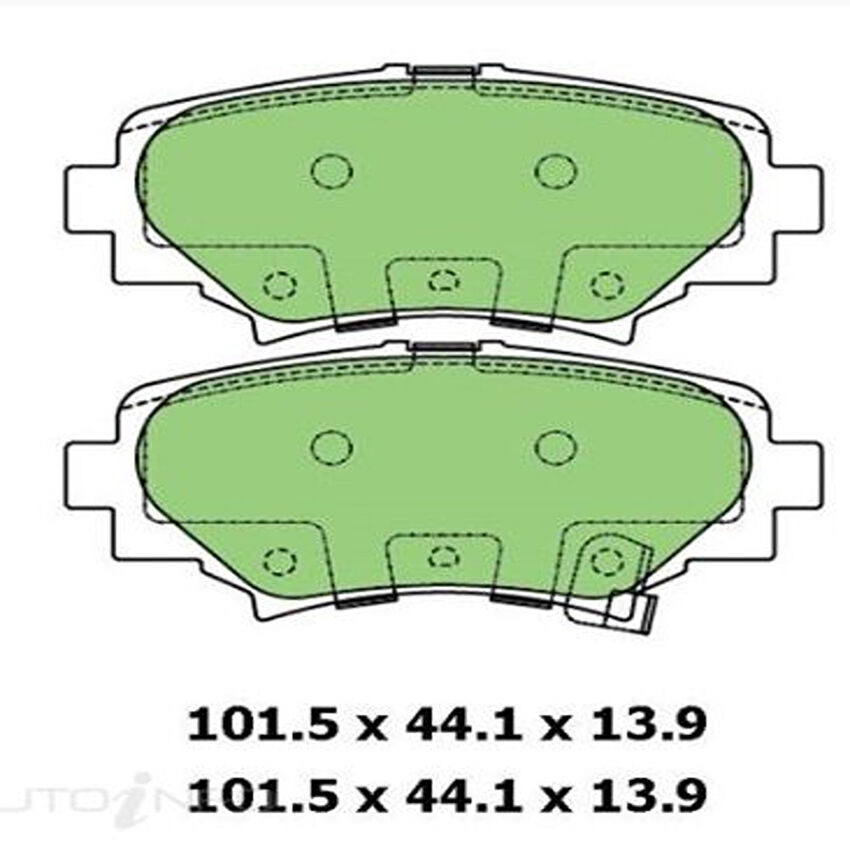 Ultra Ceramic Brake Pad - Disc For MAZDA AXELA/MAZDA MAZDA3