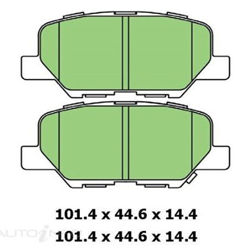 Ultra Ceramic Brake Pad - Disc For PEUGEOT 4008 ACTIVE 2.0L 