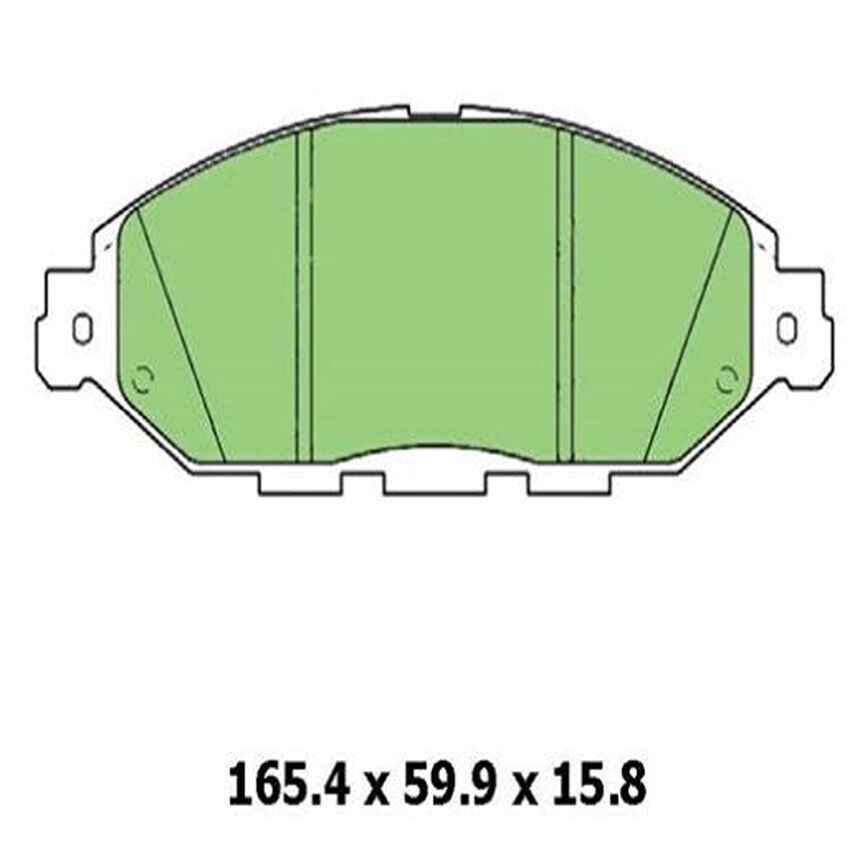 Ultra 4WD Brake Pad - Front Set For NISSAN PATHFINDER 2.5L/3.5L 2013 - On