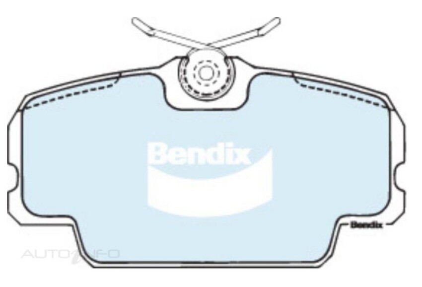 Bendix Advance Brake Pad Set Front For Mercedes Benz 190/190D/190E W201 -DB320AD