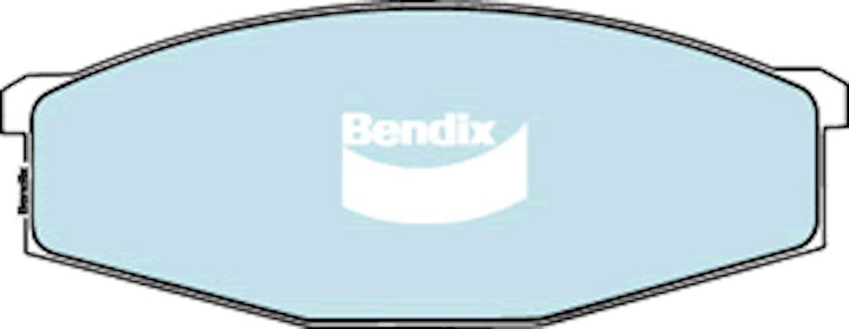 Bendix 4WD Brake Pad Set Front For Nissan Urvan E24 2.4L/2.7L 1987-1993