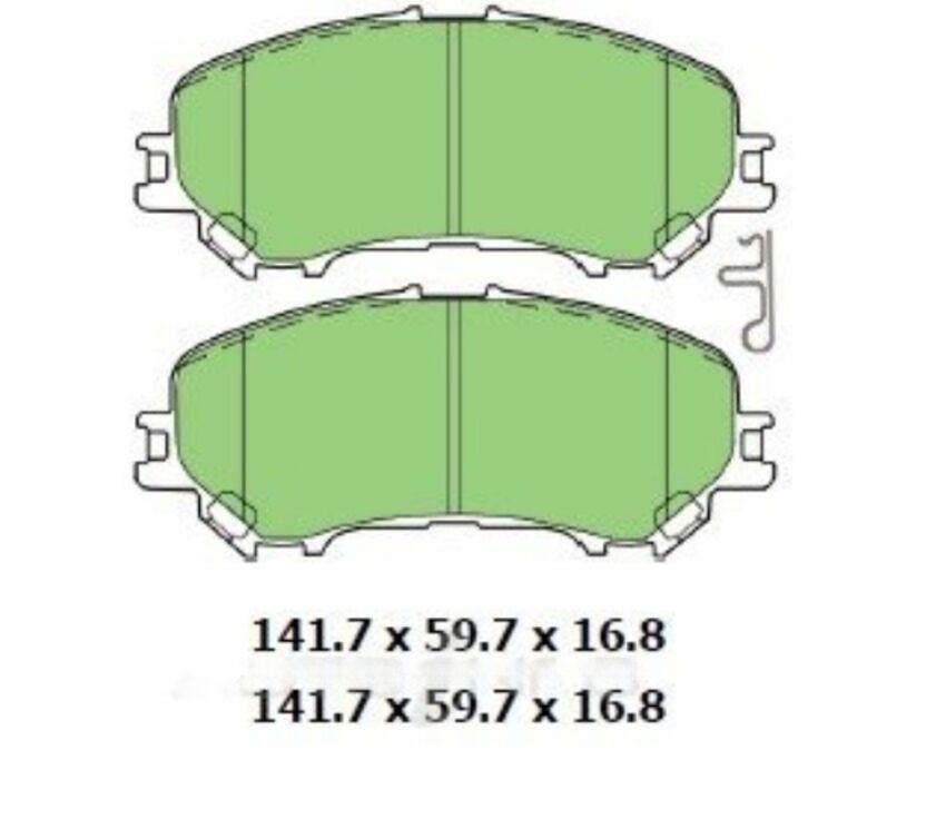 Protex Front Ultra Brake Pad Set For Renault Koleos HZG 2.5L 2TR 2016-On