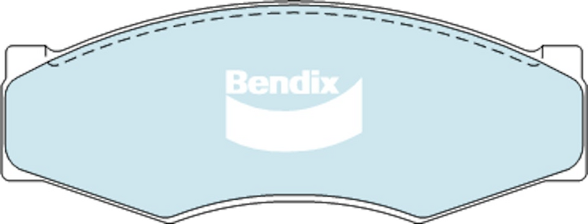 Bendix General CT Brake Pad Set Front For Nissan Pathfinder WD21 2.4L 1986-1992