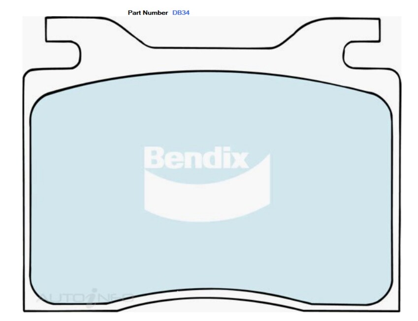 Bendix Advance Brake Pad Set Front For BMW 2500/2500/3.0S/3.0Si/3.3L/3.3Li/520i