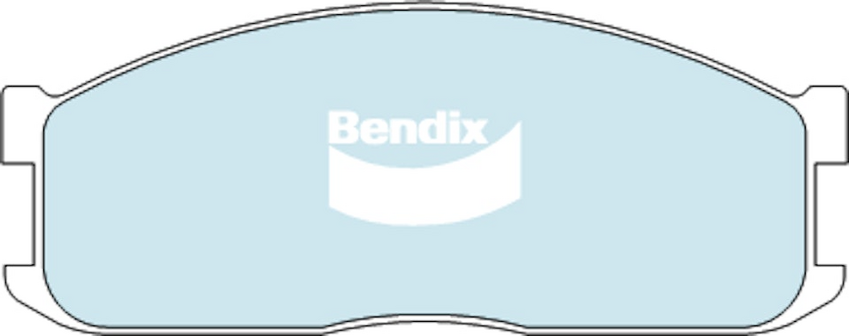 Bendix 4WD Brake Pad Set Front For Ford Spctron 1.8L 59kW RWD 1984 - 1989