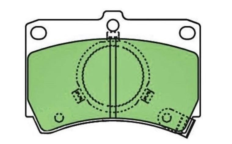 PROTEX Ultra Ceramic Brake Pads Front For MAZDA 323/Étude/Familia 1.6L/1.5L