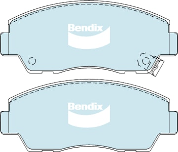Bendix 4WD Brake Pad Set Front For Mazda B-Series B2000, B2600 UF 2.0L/2.2L/2.6L