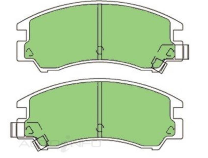 Protex Brake Pad Set Front For Subaru Vortex/Omega/Leone/GL/Brumby/Alcyone