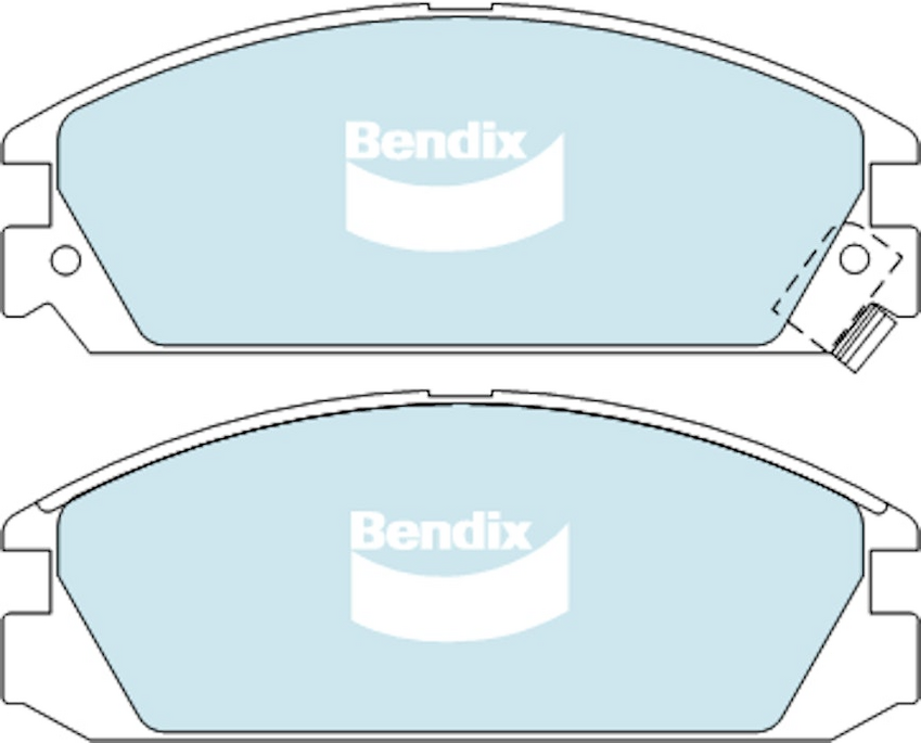 Bendix General CT Brake Pad Set Front For Rover 416I 1.6L 88kW 1986-1989
