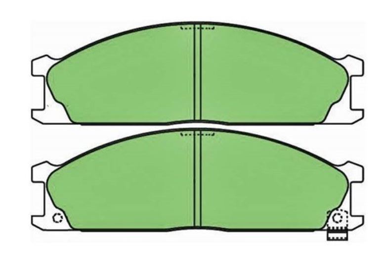 PROTEX Ultra Ceramic Brake Pads Front For NISSAN NAVARA D21/DX/ST 2.0L/2.4L