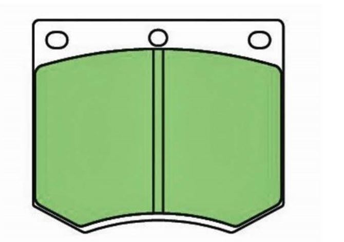 PROTEX Ultra Ceramic Brake Pads Front For Triumph 2.5 Pi/2500TC 2.5L