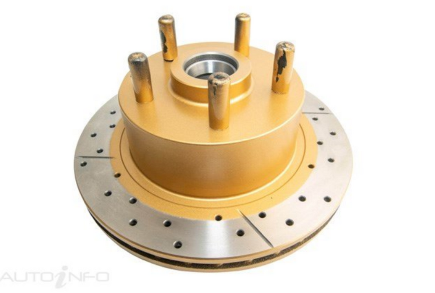 DBA Street Cross Drilled & Slotted Brake Disc Rotor For Holden, HSV, Toyota