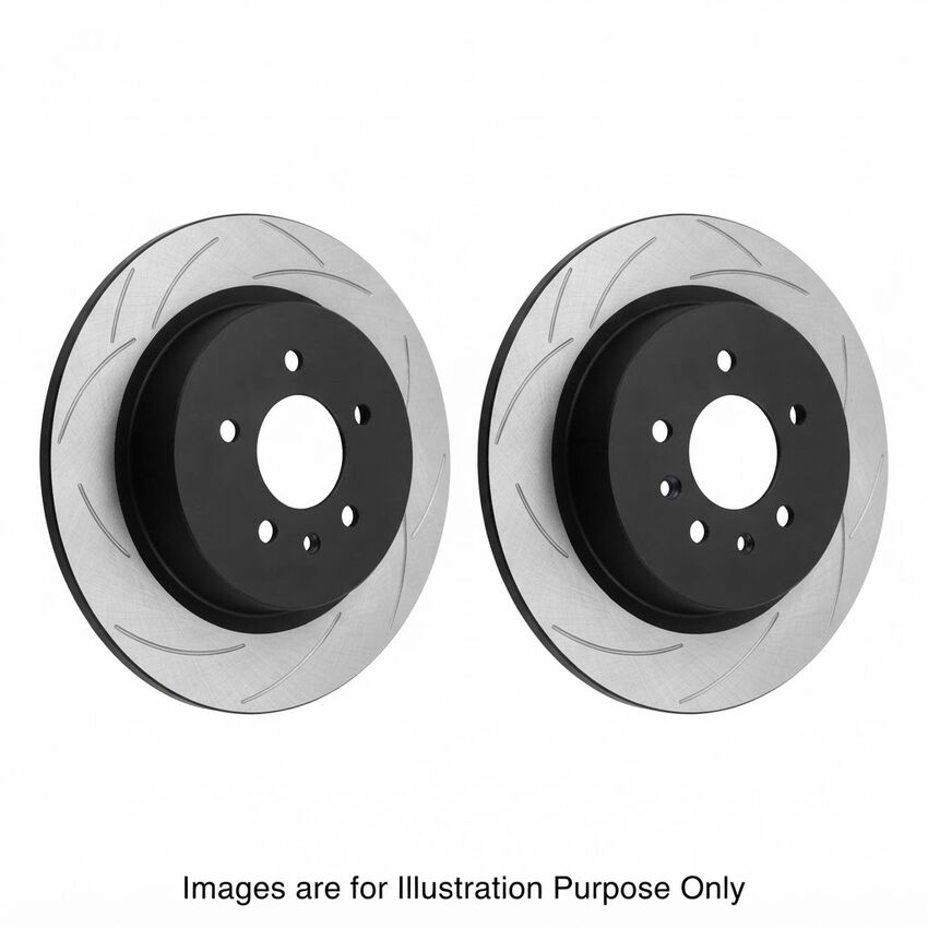 2X DBA Rear Disc Brake Rotor Solid For Mitsubishi RVR GA4W 1.8L 4J10 MPFI