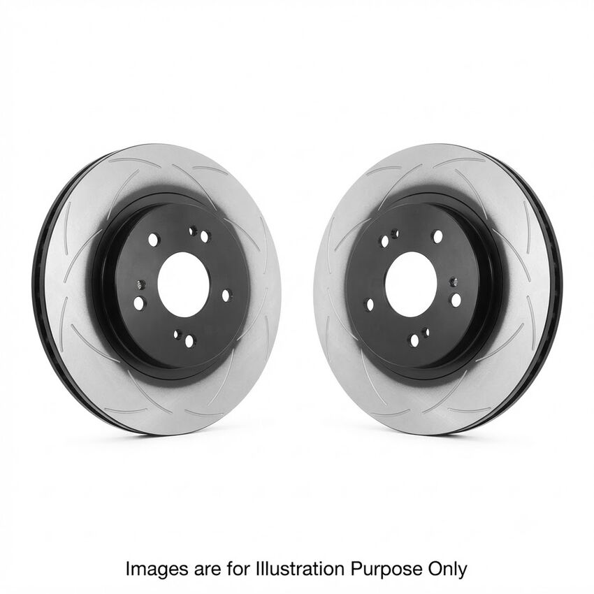 2x DBA Disc Brake Rotor Vented Rear For Honda MDX YD YD1 3.5L J35A5 V6 24V VTEC MPF
