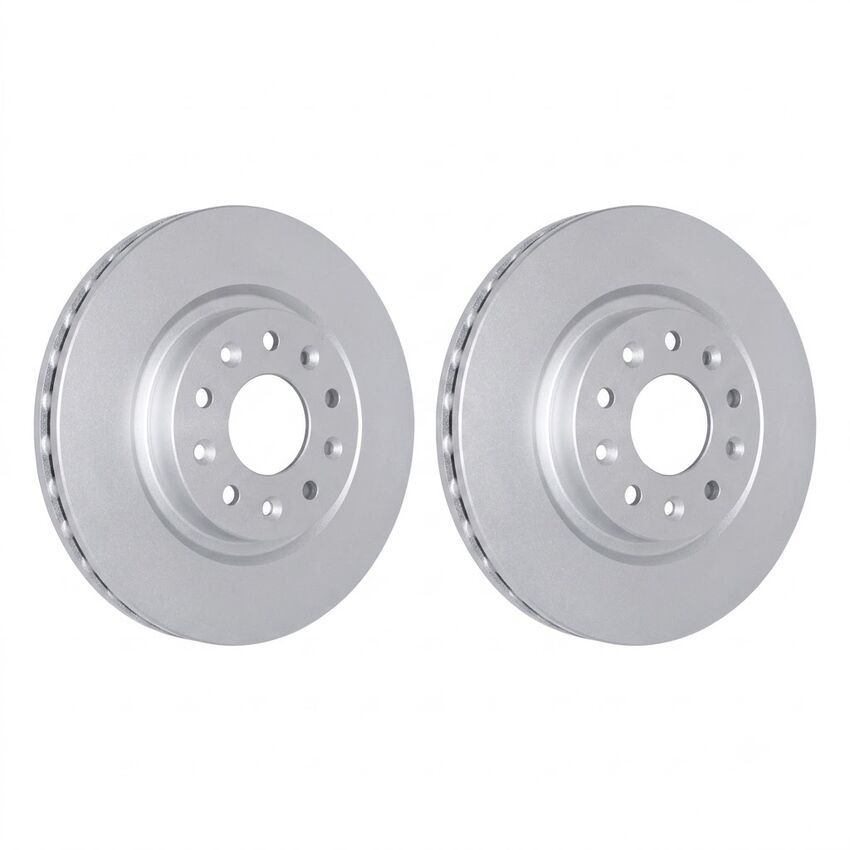 2X DBA Disc Brake Rotor Front For Nissan LEAF/ Qashqai/ X-Trail, Renault 