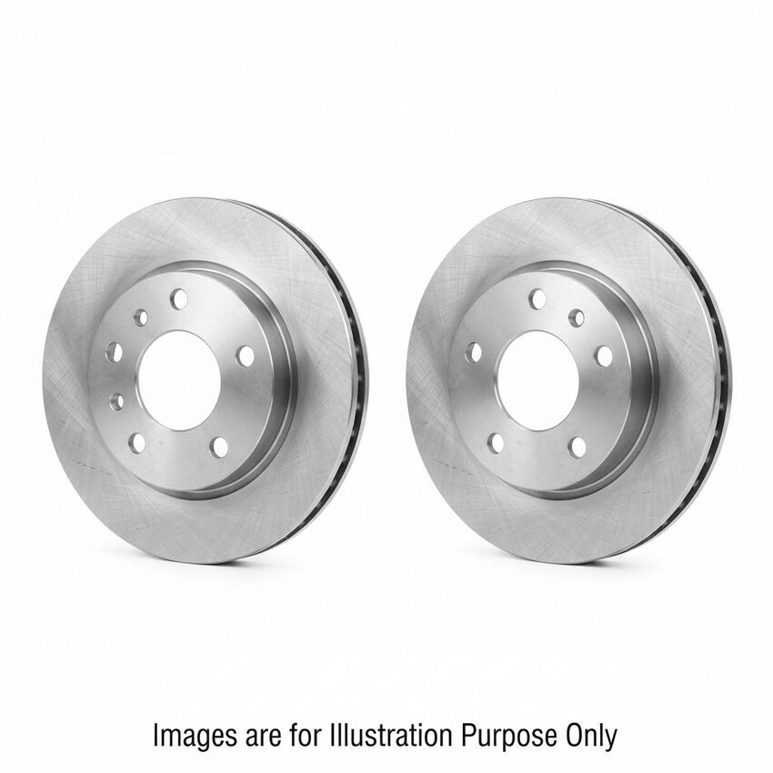 DBA Front Street Standard Vented Disc Rotor Pair For Toyota Land Cruiser 3.0L AWD