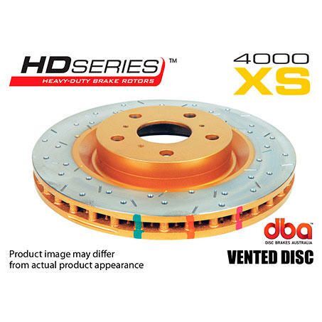 DBA Front Disc Brake Rotor 4000 Series Premium For Toyota Hilux N1, N2, N3