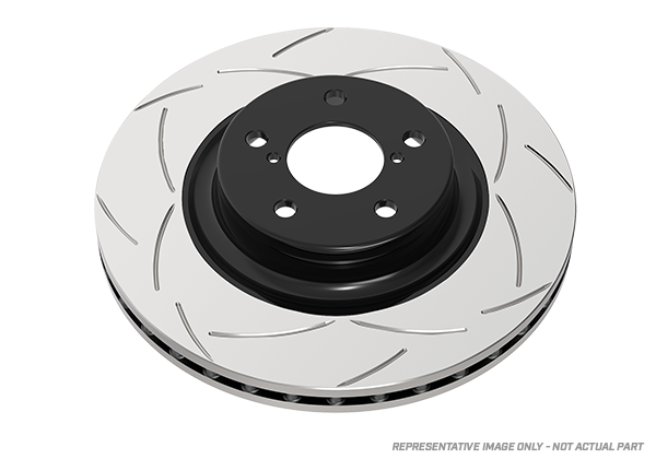 DBA Rear Street Series T2 Slotted Disc Rotor For Toyota Celsior 4.0L V8 1UZFE