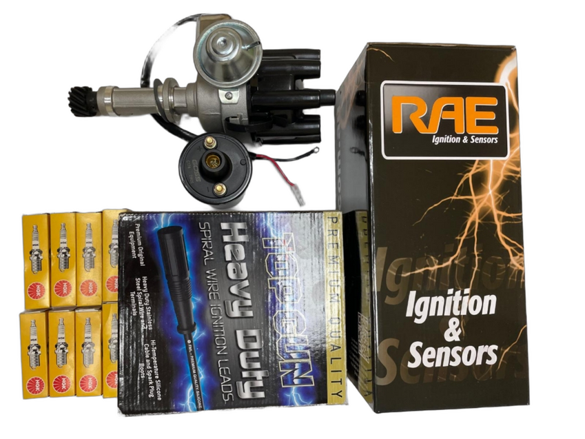 Distributor Coil,Leads Set & Spark Plug Kit For Holden Premier HG HJ HQ HT HX HZ
