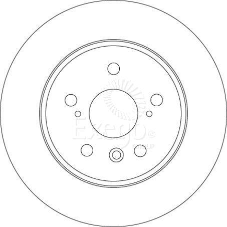 1X TRW Disc Brake Rotor 288mm For Toyota Camry XV10, MCV20R,VCV10 2.2L/2.4L/3.0L
