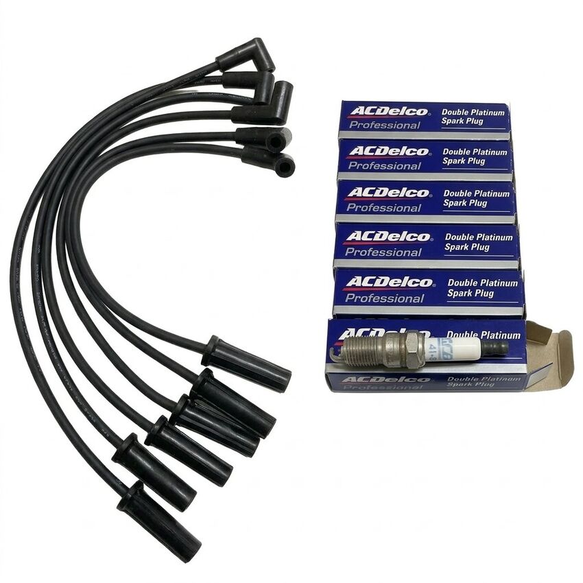Lead-Spark Plug Kit For Holden Calais VN VP VR 3.8L LG2 (L27) V6 1990-1995