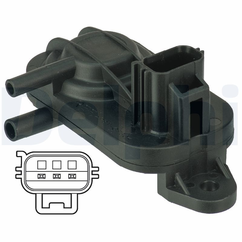 Delphi Exhaust Pressure Sensor For Ford, Mazda, Volvo, Land Rover
