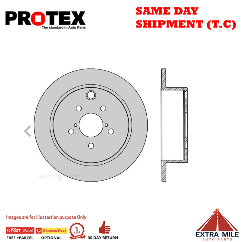 2X Protex Rear Rotor For SUBARU Impreza GP 2.0L 2012-on