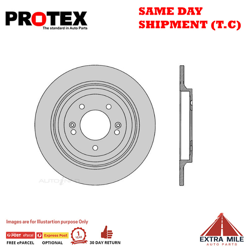 2X Protex Front Rotor For KIA Sportage QL 2.4L SUV 2015-on