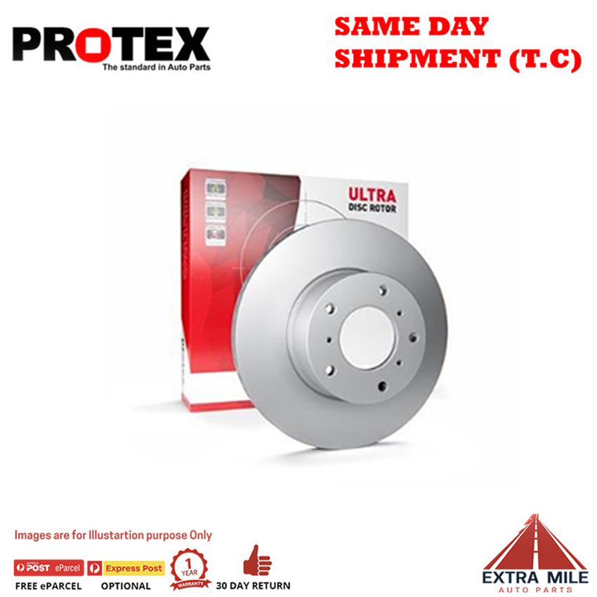 2X PROTEX Disc Brake Rotors-Front For Toyota Avalon Mcx10r 3.0L V6 Sedan 2000-06