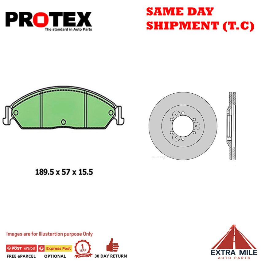 Rotors & Ceramic Brake Pad Set Frnt For Volvo V60 9 10 on Premium Quality