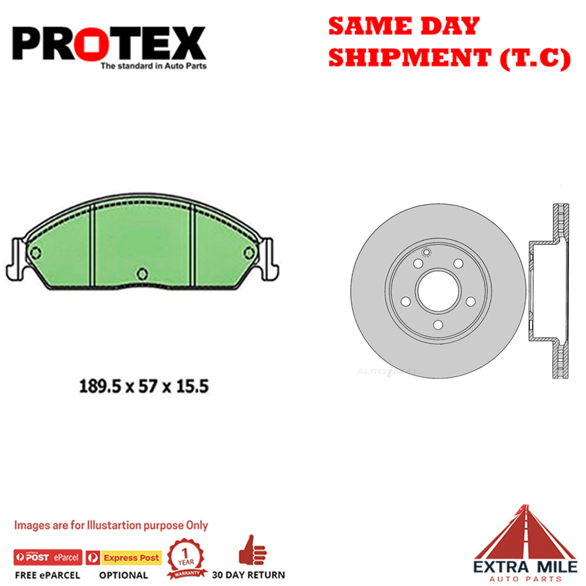 Rotors & Ceramic Brake Pad Set Front For Mercedes Benz C180 C200 Cdi W204 11 on
