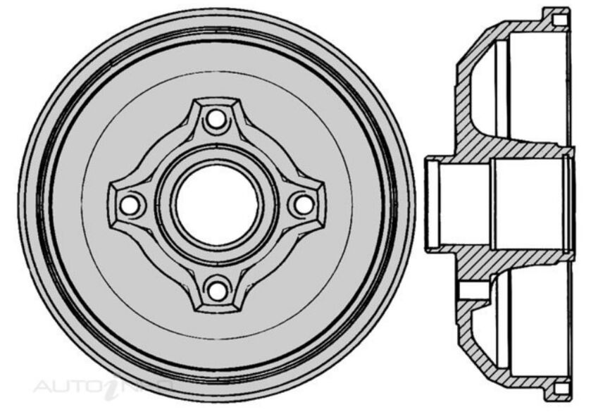 EMAP Brake Drum 200mm - DRUM4145