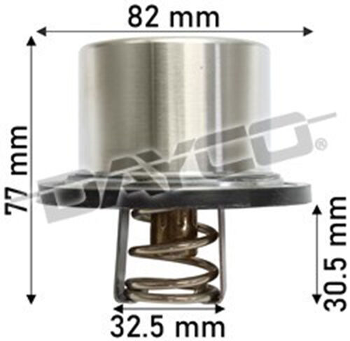 Dayco Thermostat (inc seal) For Kenworth T359 10.8L Diesel 6Cyl CUM ISM