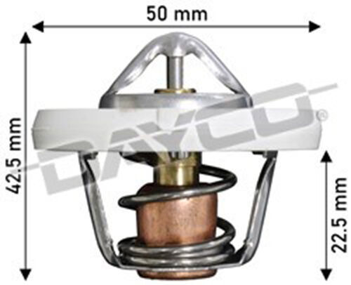 Dayco Thermostat (inc seals) For Mini Cooper R50 R52 1.6L 4Cyl W11B16