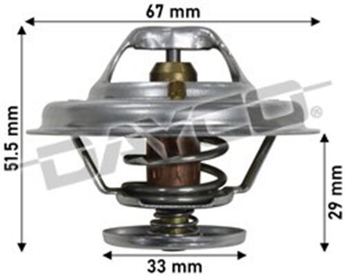 Dayco Thermostat For Audi Cabriolet V6 2.6L 12V ABC 1993-1999