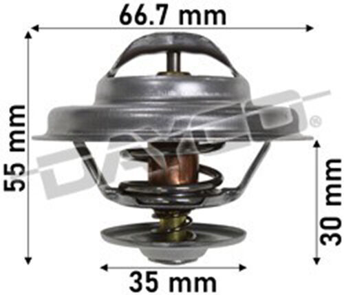 Dayco Thermostat For Audi 5E EFI 2.1L 5Cyl W 101kW 1978-1982