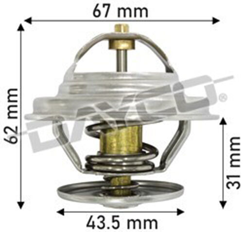 Dayco Thermostat For Mercedes Benz Sprinter W903 312D/308, W904 412D 2.9L/2.3L