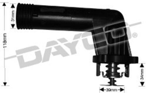 Dayco Thermostat Housing For BMW 318i E36 1.8L 4Cyl M40B18, M42B18, M43B18