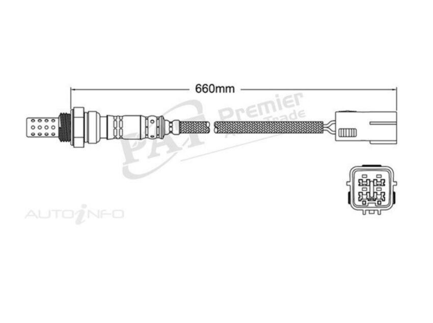Denso Oxygen Sensor Post-Cat For Mazda MPV LW V6 3.0L AJ, AJDE 4D Wagon