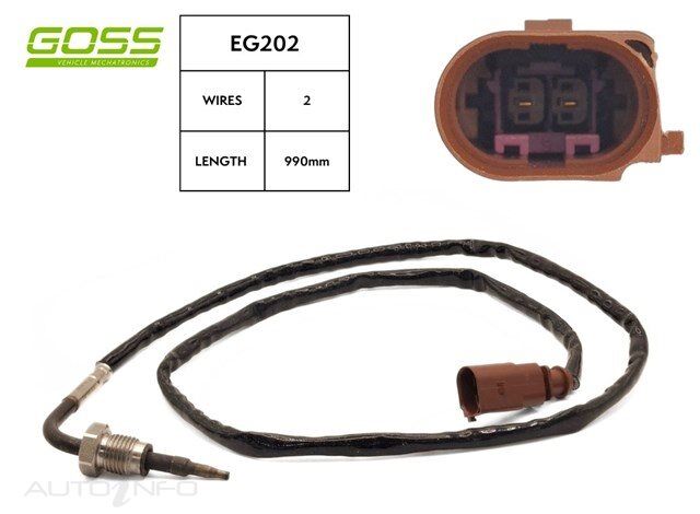 Goss Exhaust Gas Temp Sensor For Volkswagen Amarok TD1500/1550 2H 3.0L V6 DDXC