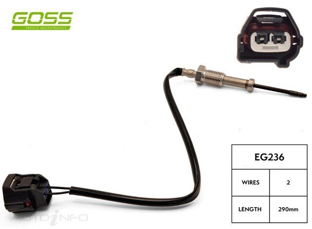 Goss Exhaust Gas Temp Sensor For Mitsubishi Triton MQ MR 2.4L 4N15 I4 16V DOHC