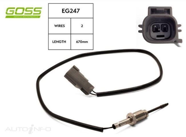 Goss Exhaust Gas Temp Sensor For Ford Mondeo TDCI MB MC 2.0L TXBA (D4204T7)