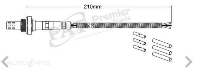 PAT Oxygen Sensor Pre-catalytic For BMW 633CSi E24 3.2L M30B32L 2D Coupe