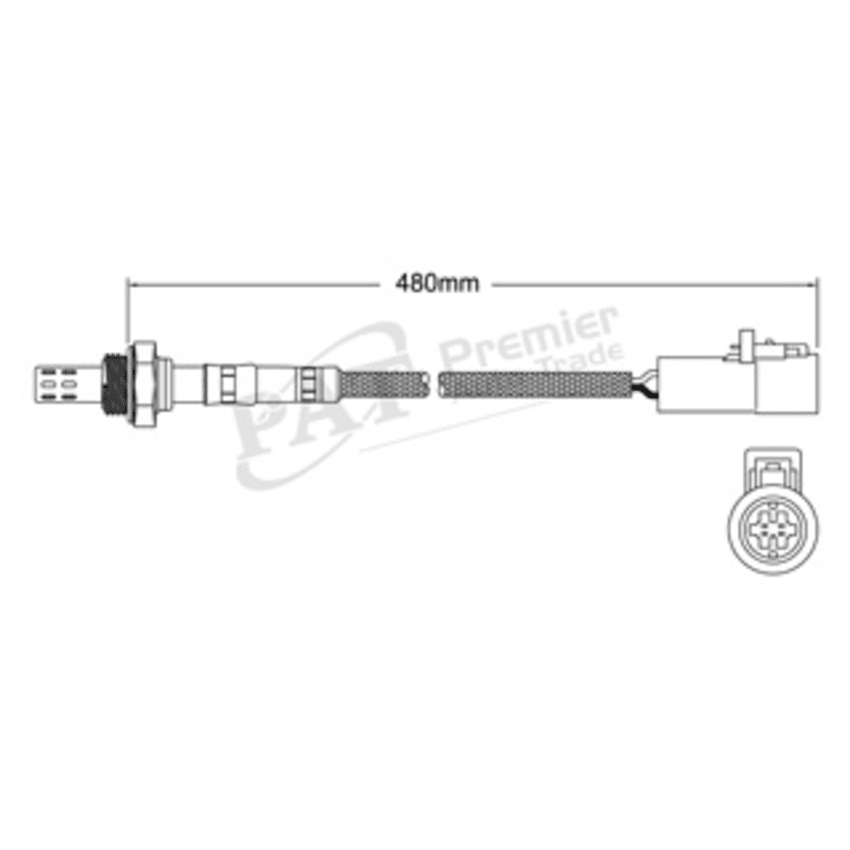 PAT Exhaust Gas Oxygen Sensor For  Ford Fairlane NA 3.9L,NC NL NF 4.9L/3.9L/4.0L