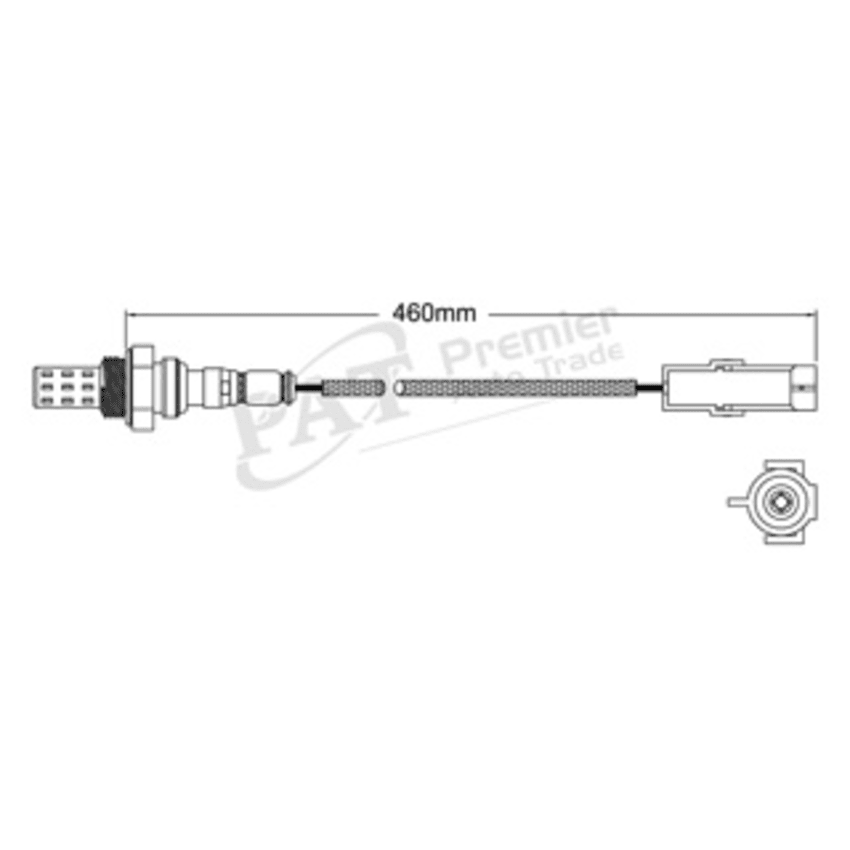PAT Exhaust Gas Oxygen Sensor For  Holden Rodeo DLX TF 2.6 litre 4ZE1