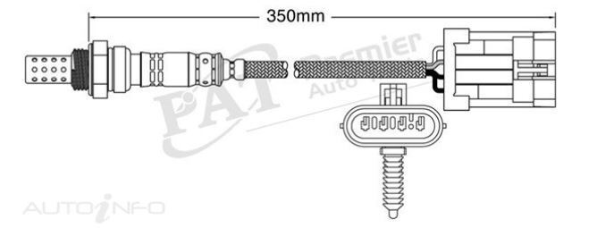 PAT Oxygen Sensor For Chevrolet Camaro 3.8L, 5.7 V8 Petrol  -  EGO-012